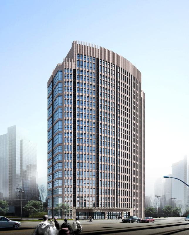 中建聯(lián)合|萊鋼大廈萊鋼綜合商務(wù)寫字樓項目順利封頂！(圖2)