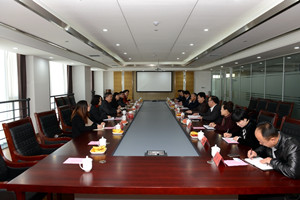 公司董事長劉樹洪一行到濰坊昌大集團參觀交流(圖1)