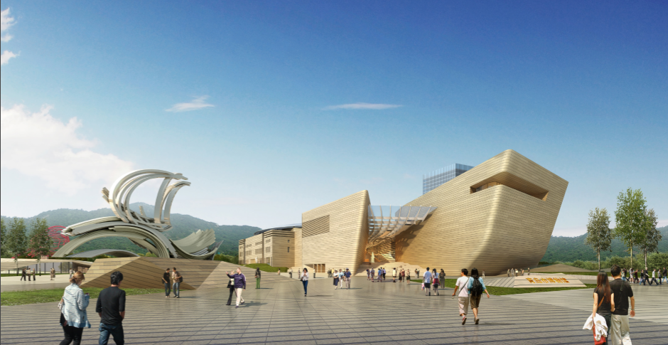 青島市副市長趙燕一行考察中建聯(lián)合青島市博物館擴(kuò)建項(xiàng)目(圖2)