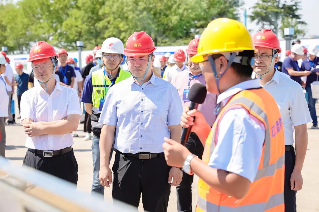 精益管理|青島高新技術(shù)產(chǎn)業(yè)開發(fā)區(qū)建設(shè)部組織區(qū)施工、監(jiān)理單位到中建聯(lián)合項(xiàng)目地觀摩考察(圖4)